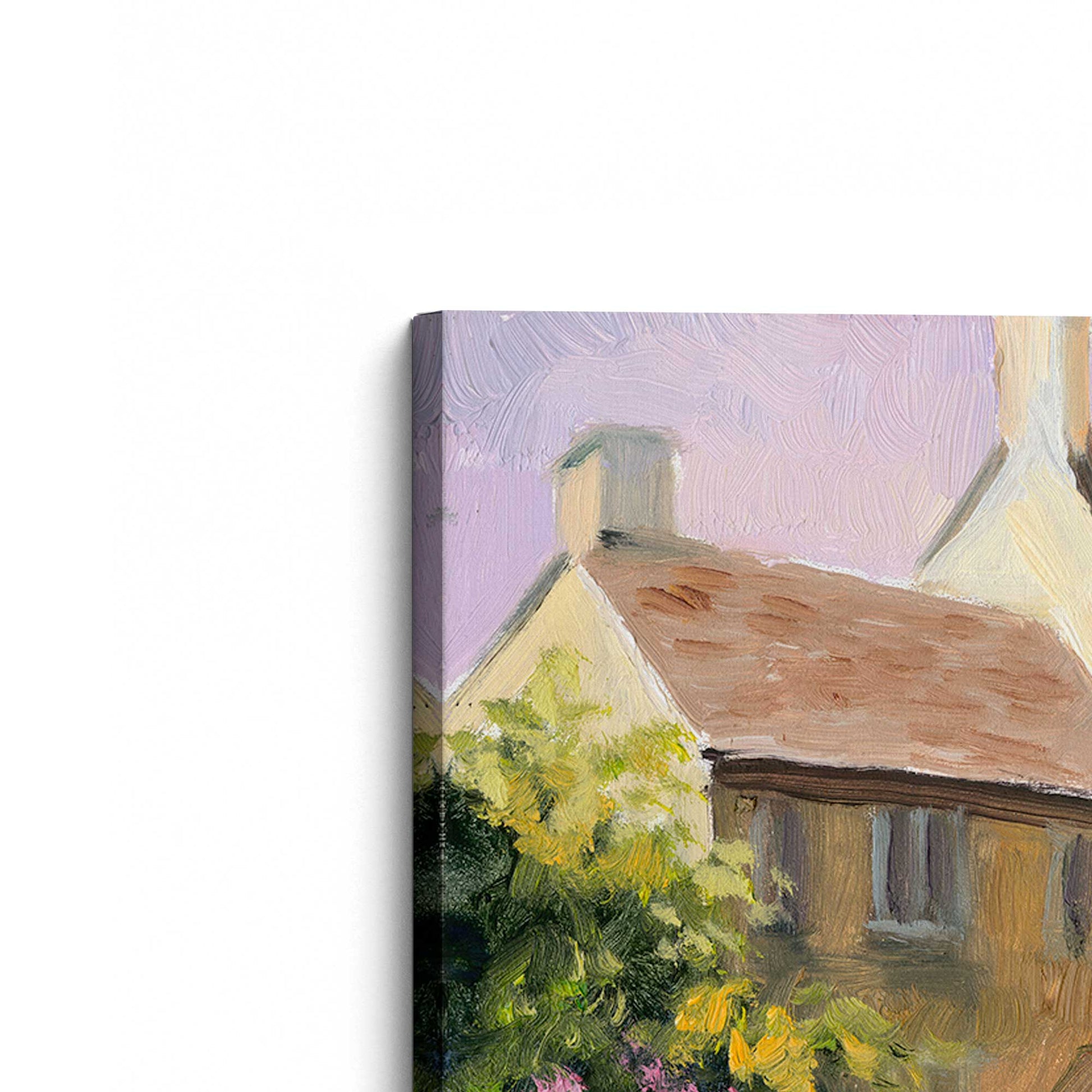 [Color:Stretched Canvas], Picture of the corner of the art