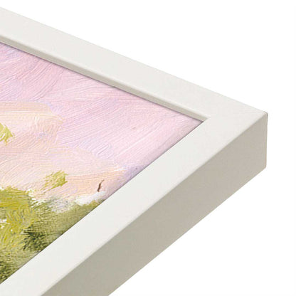[Color:Opaque White], Picture of art in a Opaque White frame at an angle