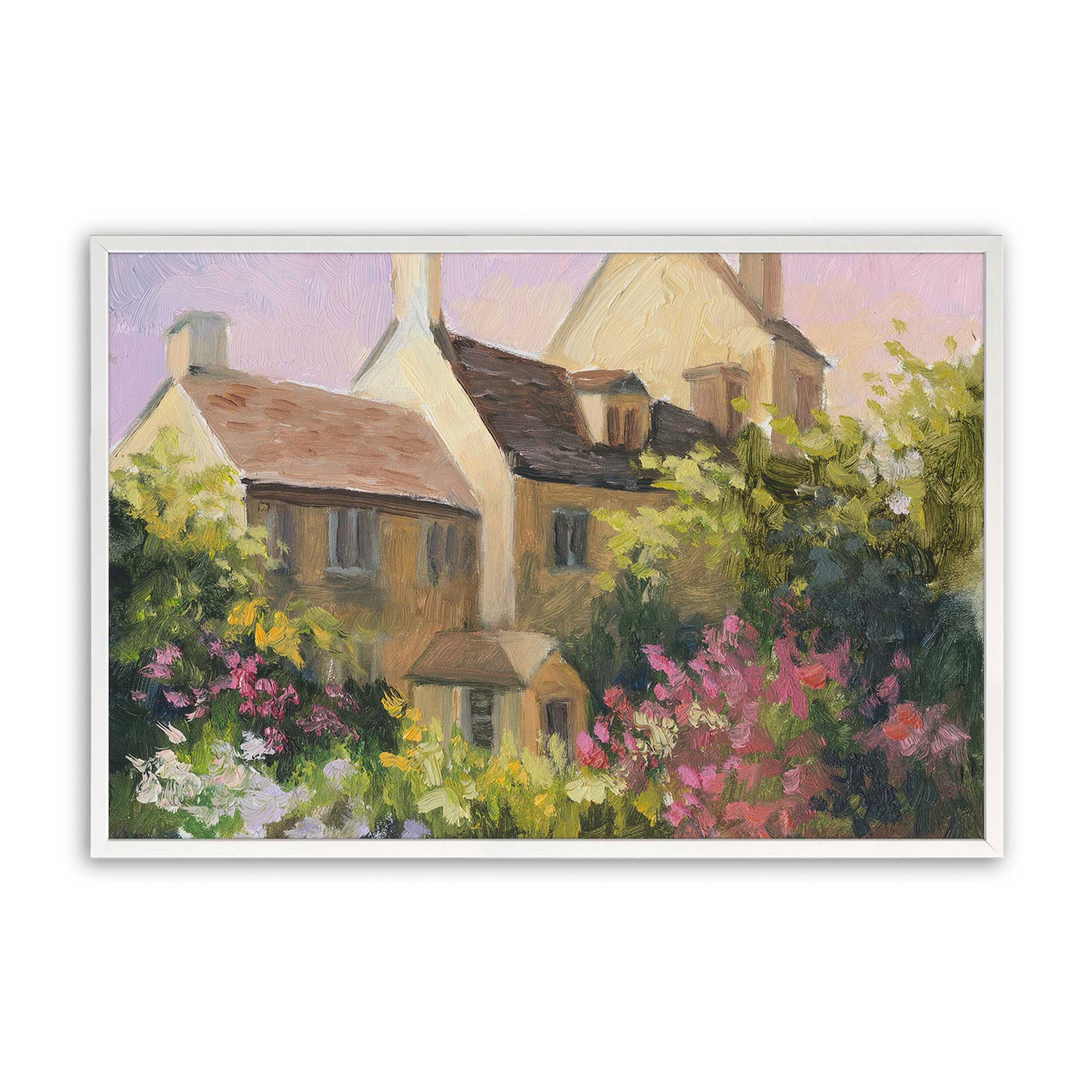 [Color:Opaque White], Picture of art in a Opaque White frame