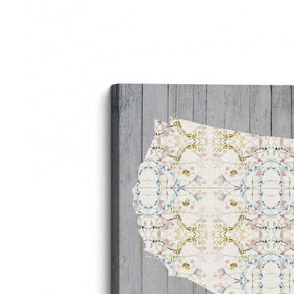 [Color:Stretched Canvas], Picture of the corner of the art