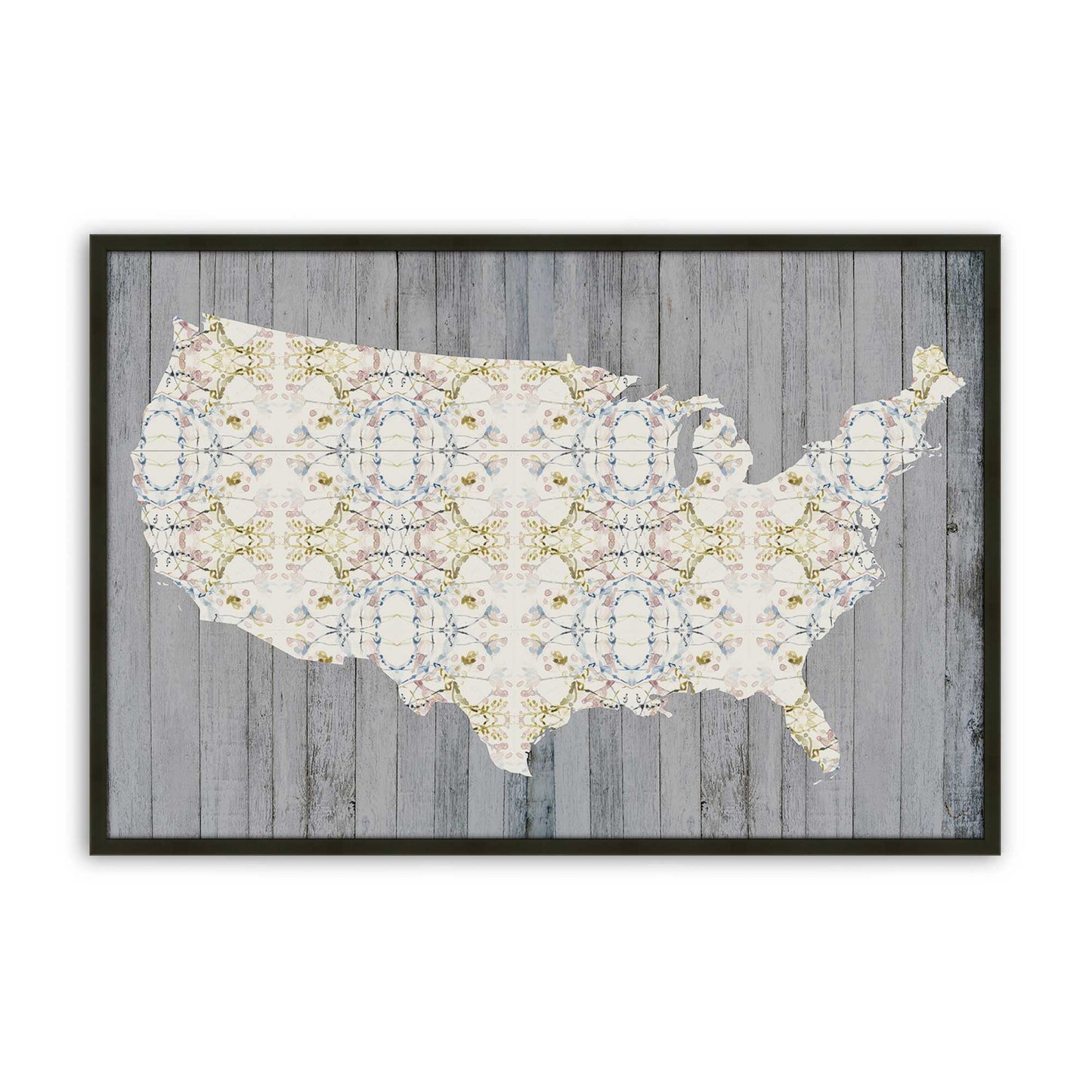 [Color:Satin Black], Picture of art in a Satin Black frame