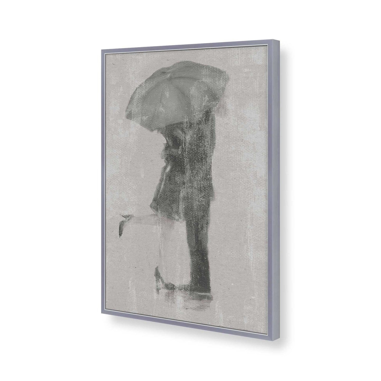 [Color:Polished Chrome], Picture of art in a Polished Chrome frame of the corner