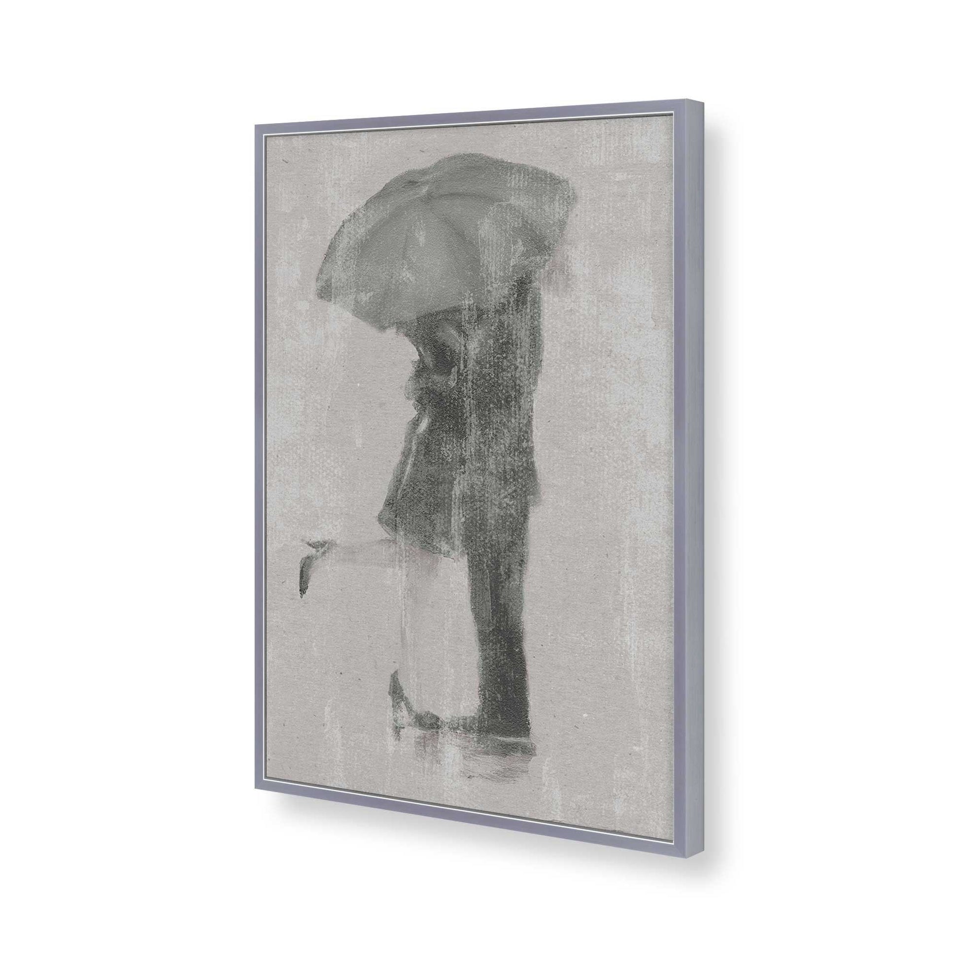 [Color:Polished Chrome], Picture of art in a Polished Chrome frame of the corner