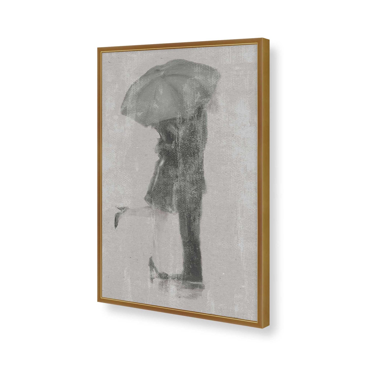 [Color:Polished Gold], Picture of art in a Polished Gold frame of the corner