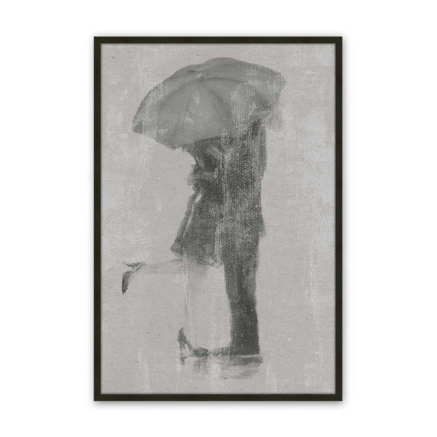 [Color:Satin Black], Picture of art in a Satin Black frame