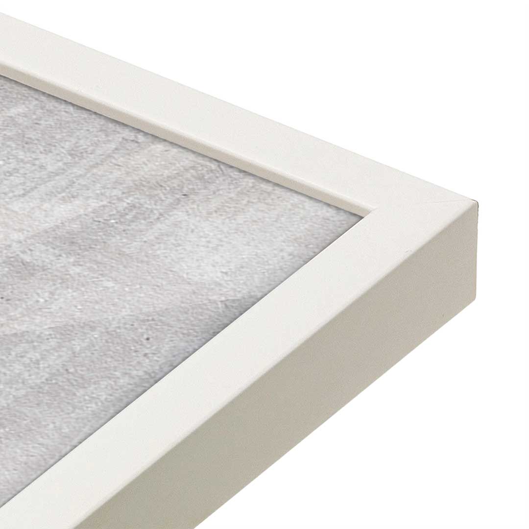 [Color:Opaque White], Picture of art in a Opaque White frame at an angle