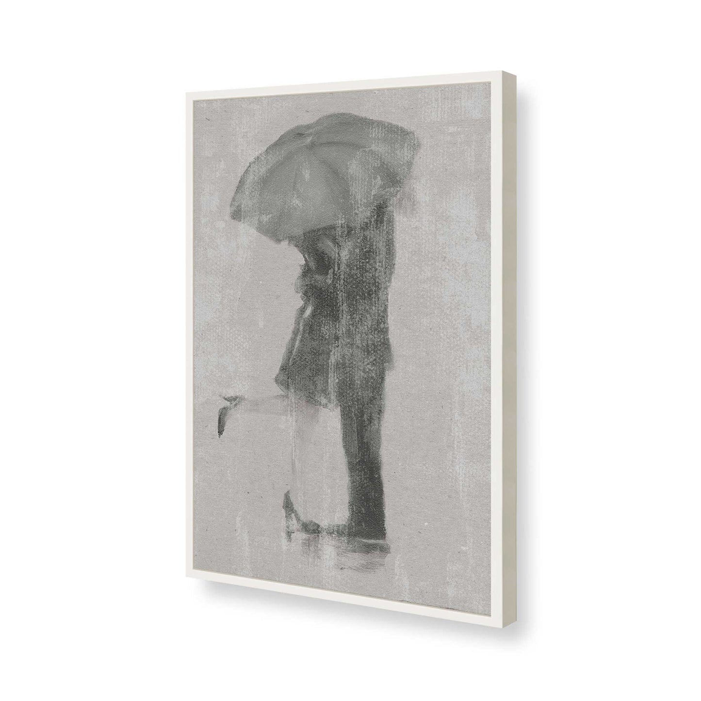 [Color:Opaque White], Picture of art in a Opaque White frame of the corner