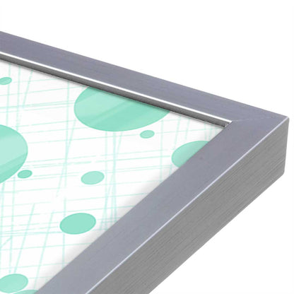 [Color:Polished Chrome], Picture of art in a Polished Chrome frame at an angle