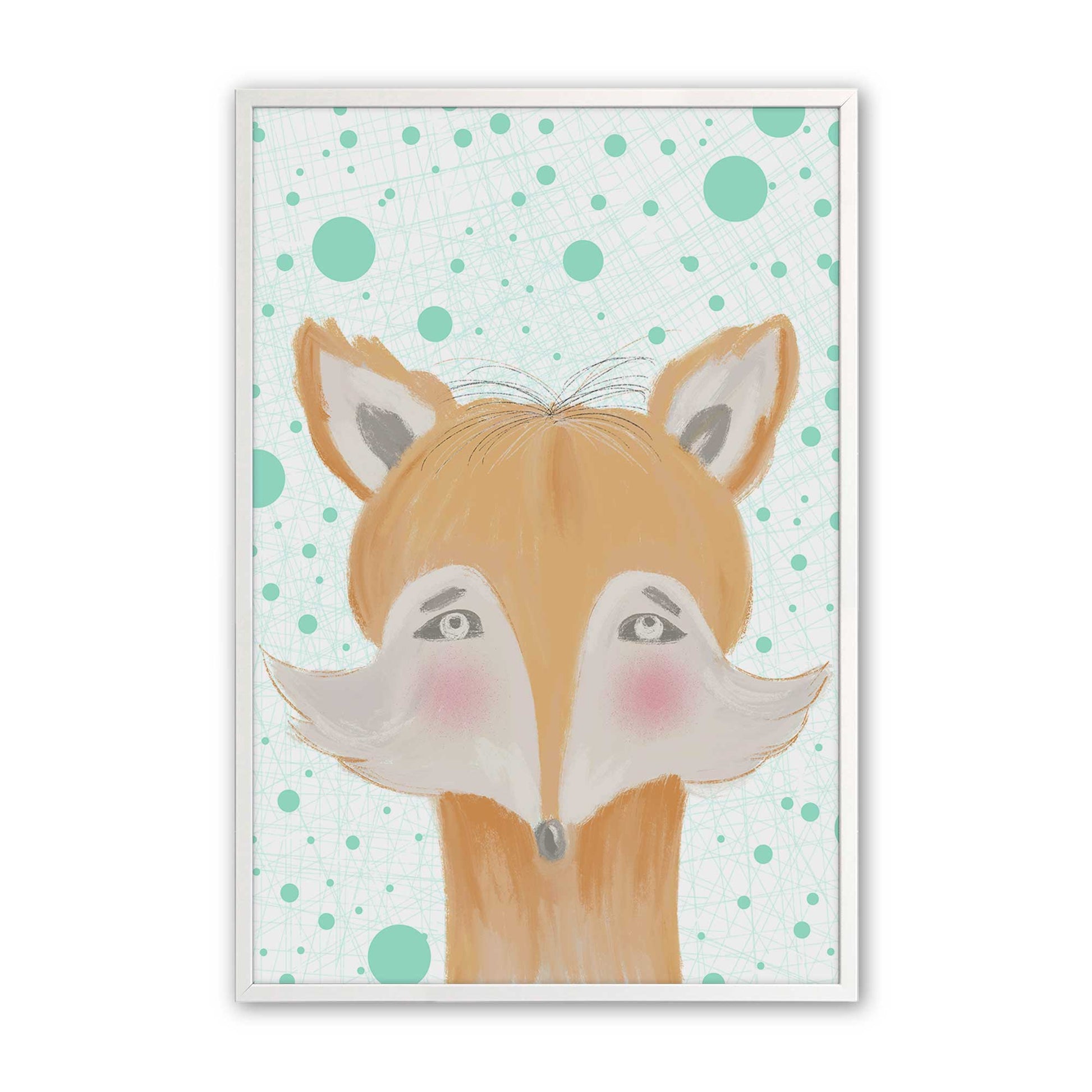 [Color:Opaque White], Picture of art in a Opaque White frame