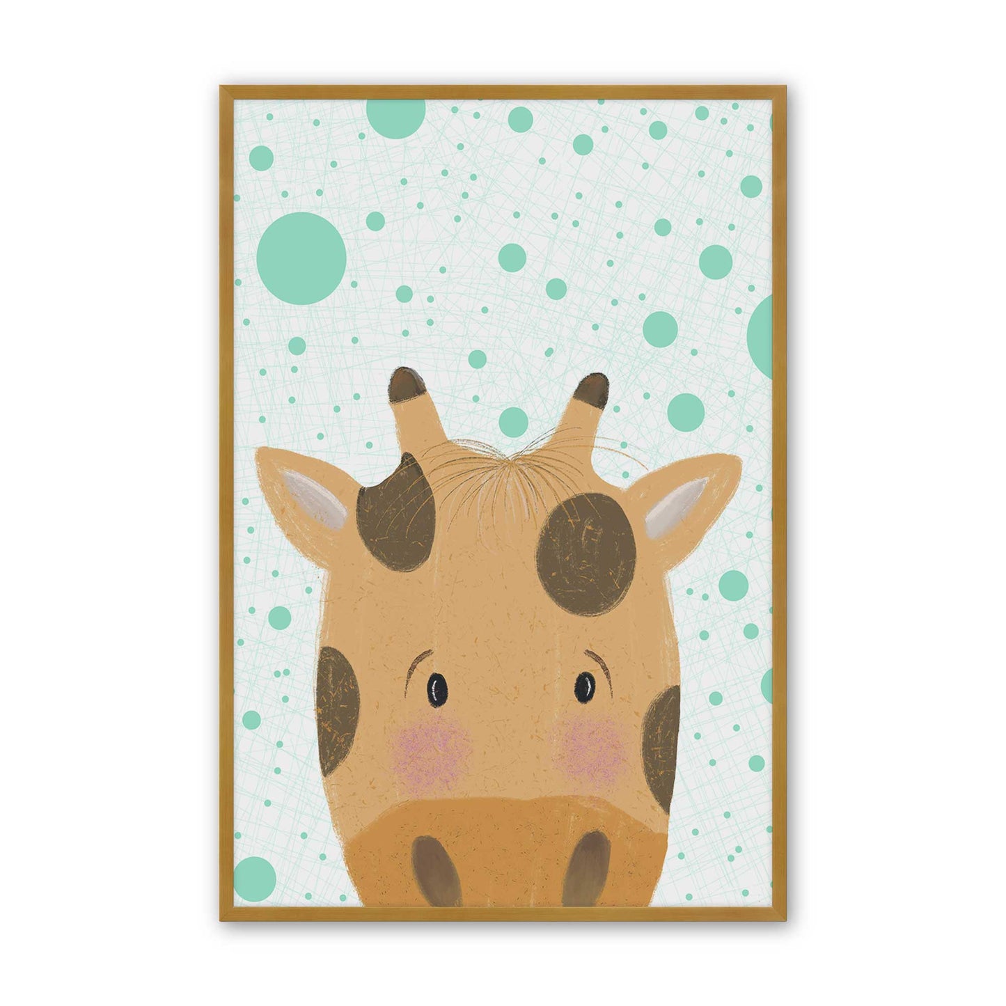 [Color:Polished Gold], Picture of art in a Polished Gold frame