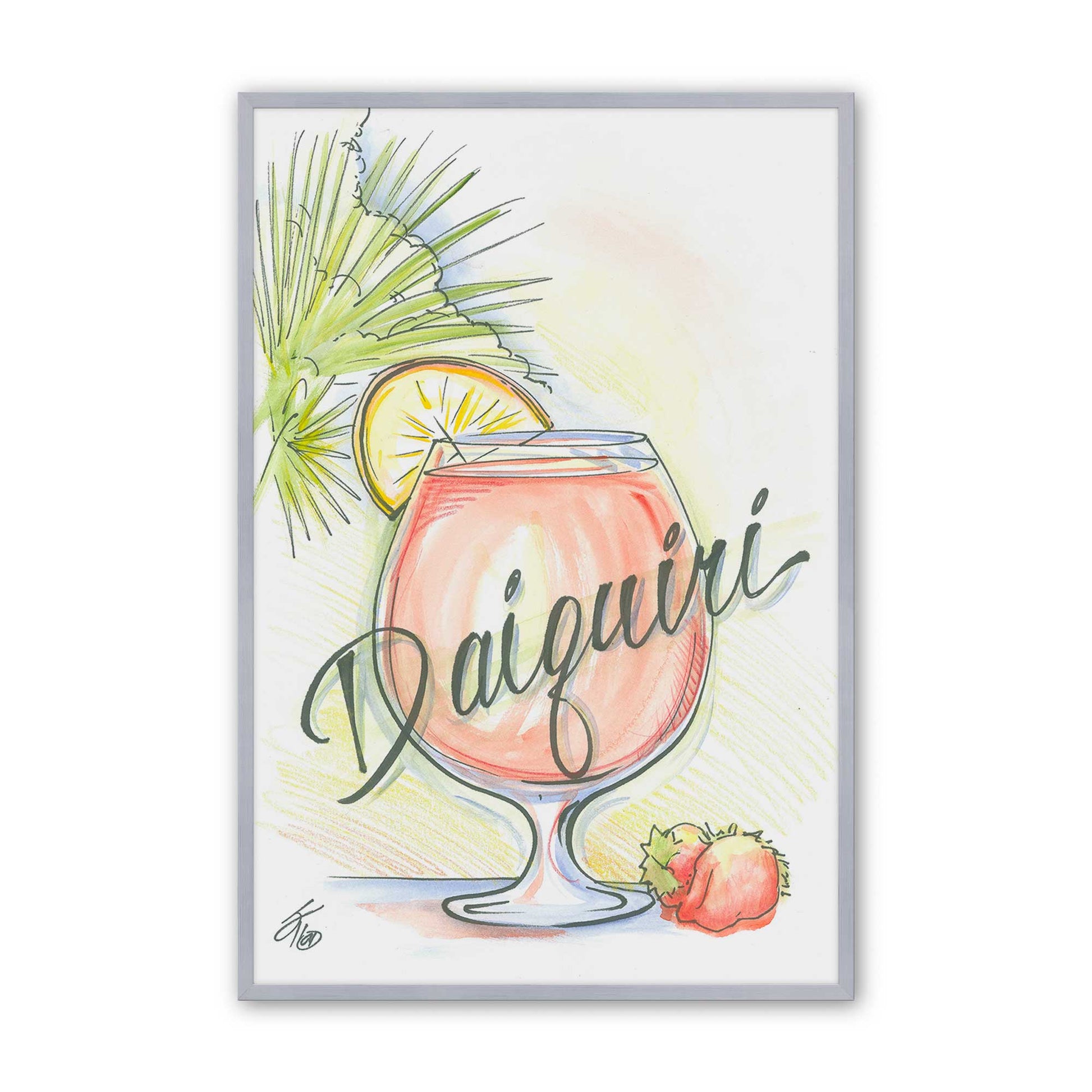 [Color:Polished Chrome], Picture of art in a Polished Chrome frame