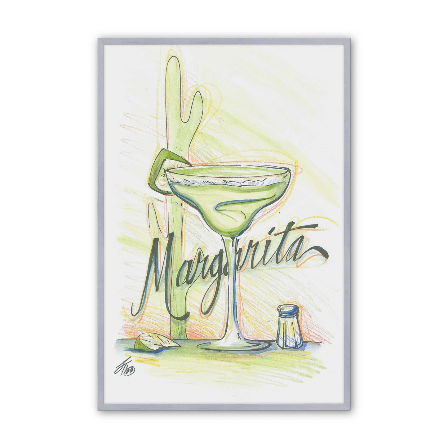 [Color:Polished Chrome], Picture of art in a Polished Chrome frame