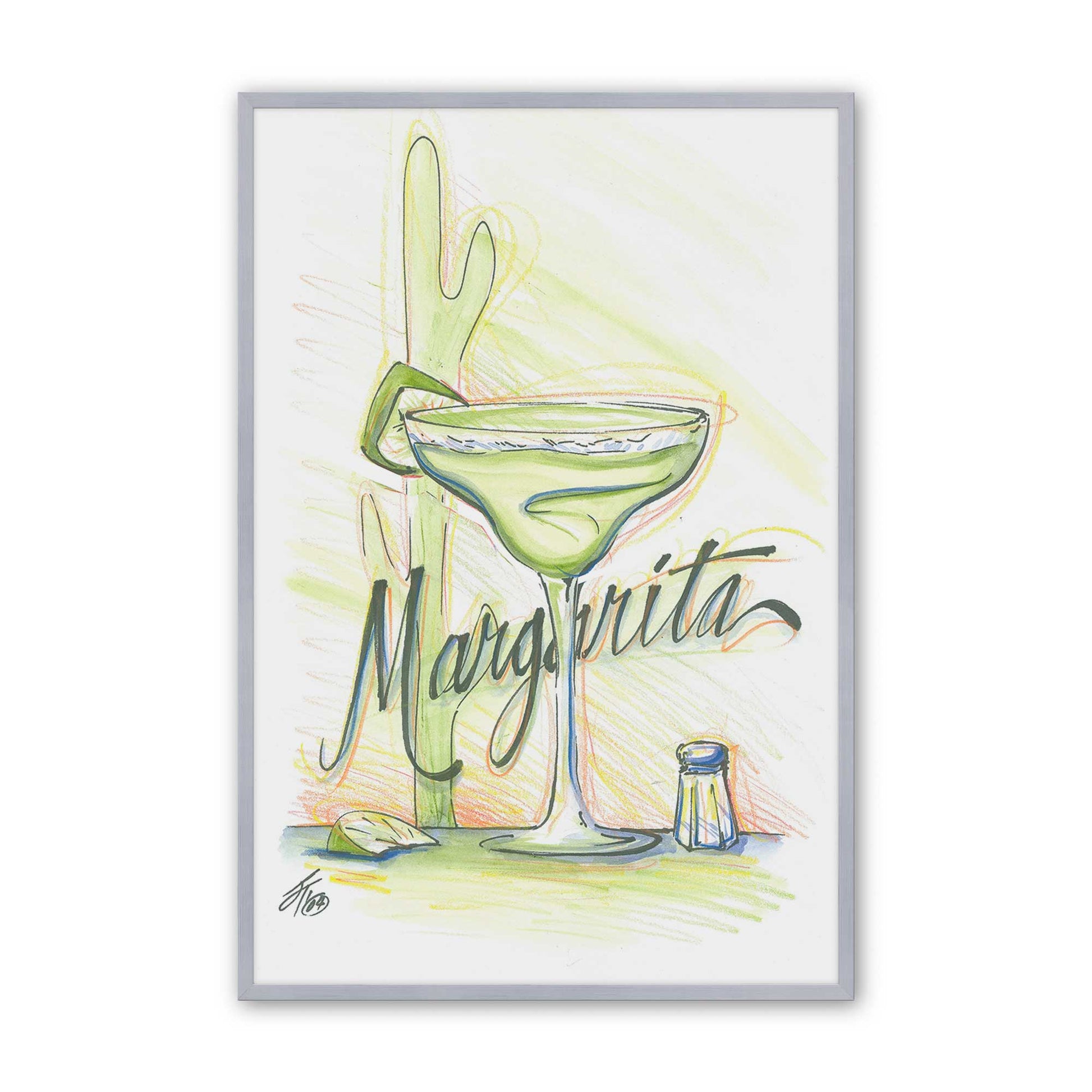 [Color:Polished Chrome], Picture of art in a Polished Chrome frame