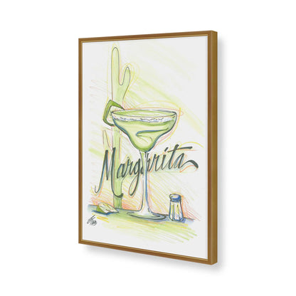 [Color:Polished Gold], Picture of art in a Polished Gold frame of the corner