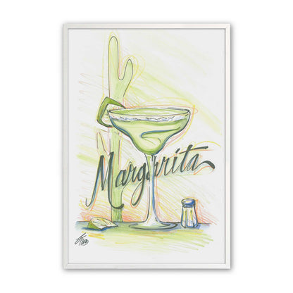 [Color:Opaque White], Picture of art in a Opaque White frame