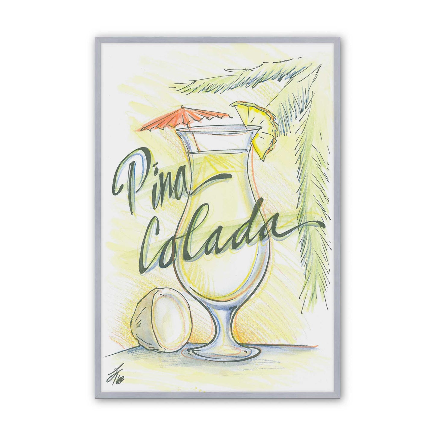 [Color:Polished Chrome], Picture of art in a Polished Chrome frame