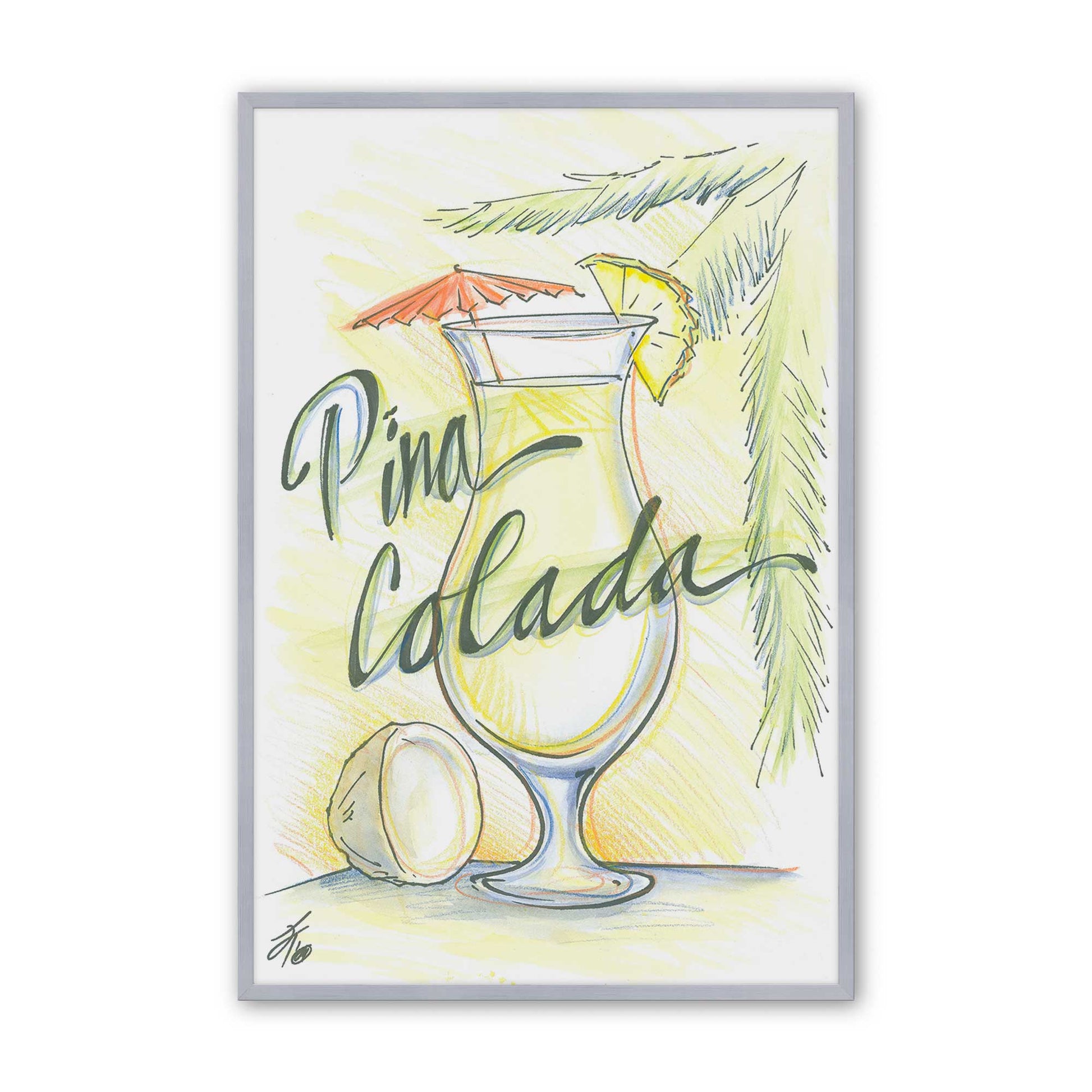 [Color:Polished Chrome], Picture of art in a Polished Chrome frame