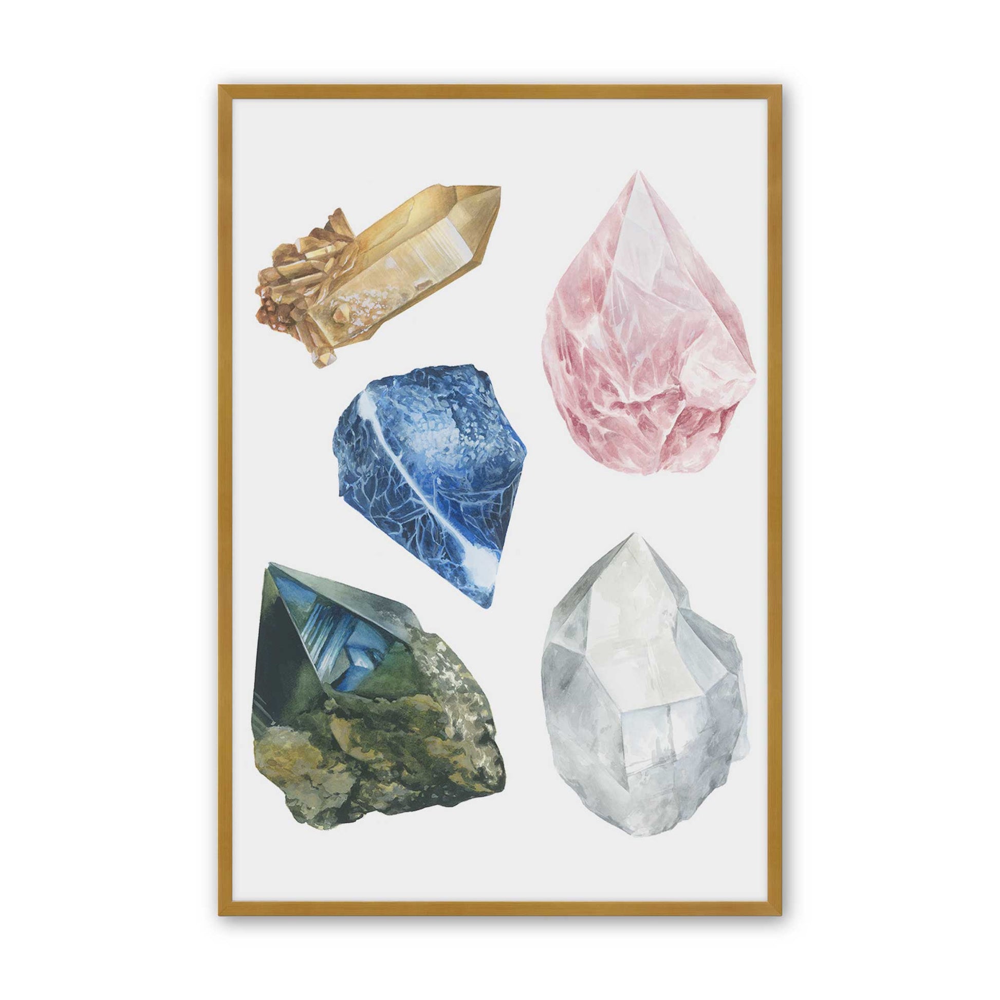 [Color:Polished Gold], Picture of art in a Polished Gold frame