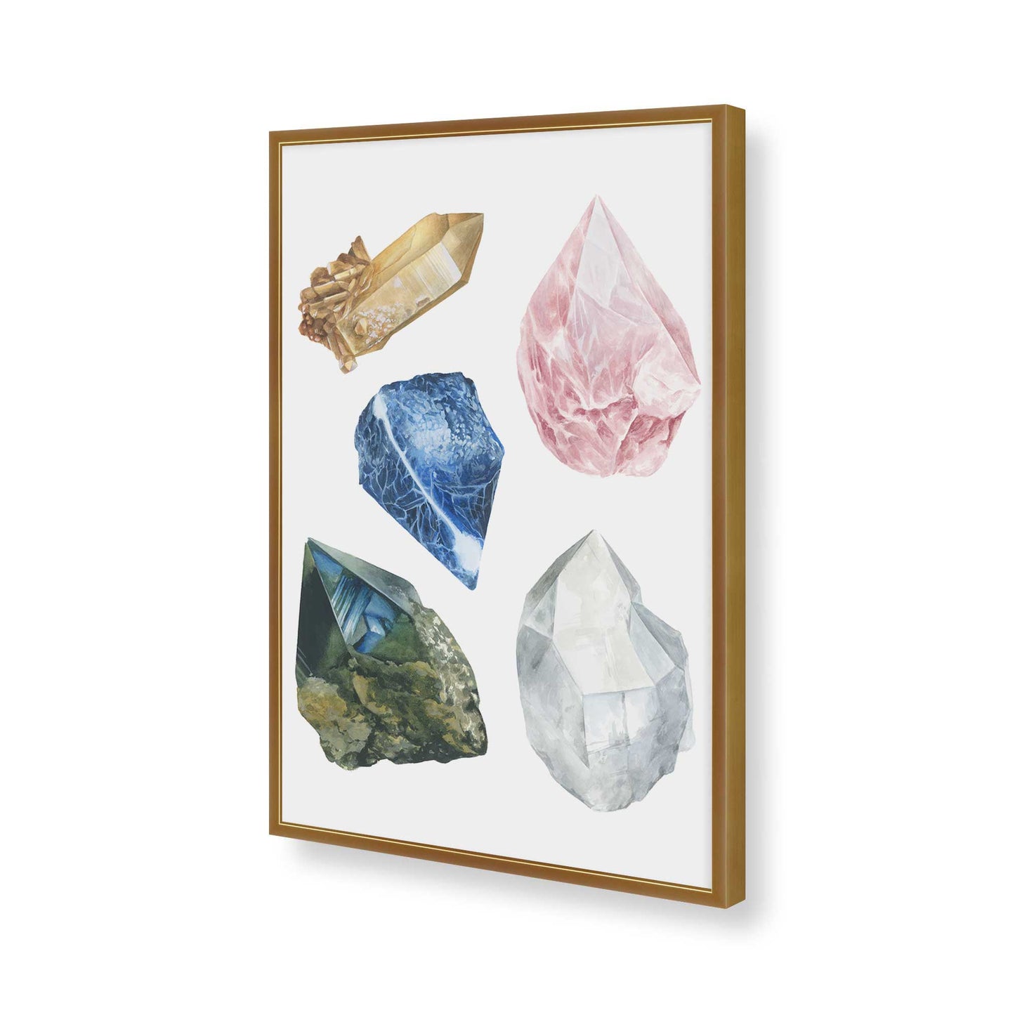 [Color:Polished Gold], Picture of art in a Polished Gold frame of the corner