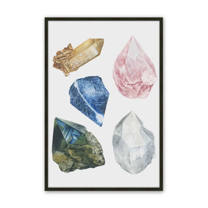 [Color:Satin Black], Picture of art in a Satin Black frame