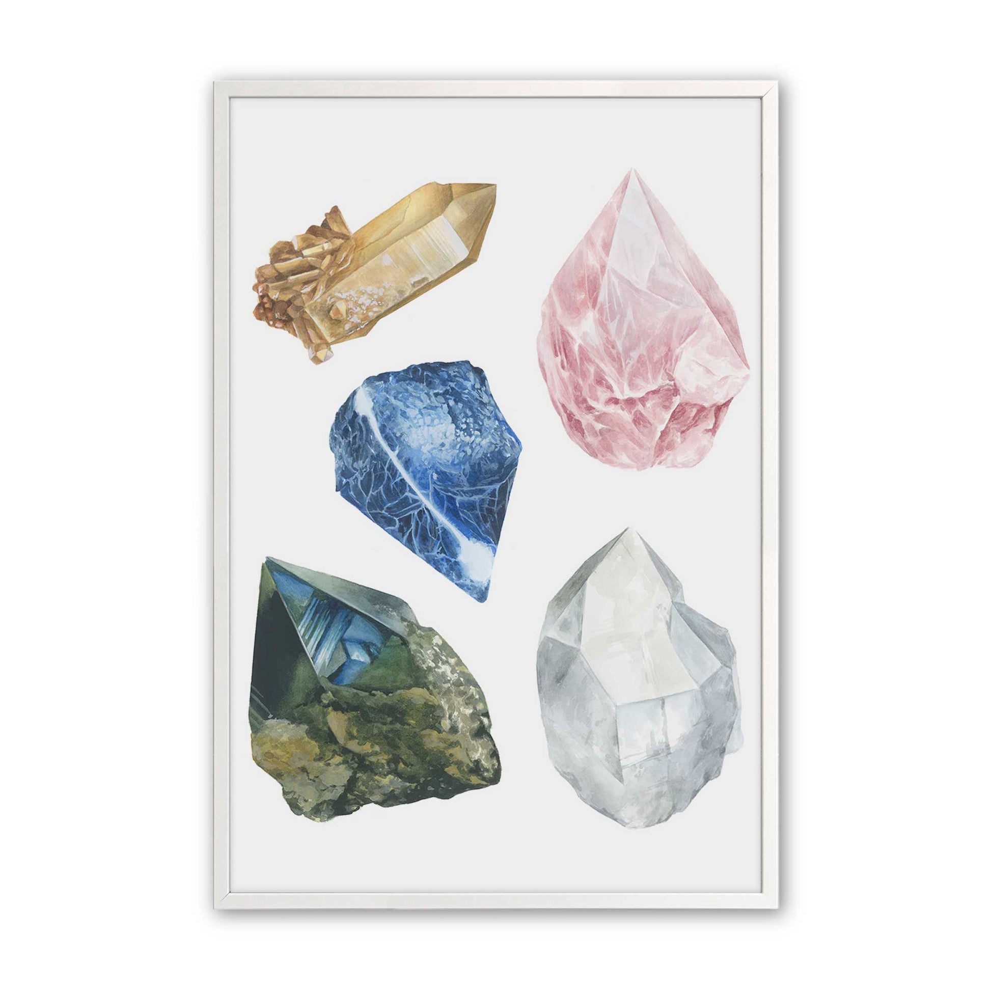 [Color:Opaque White], Picture of art in a Opaque White frame