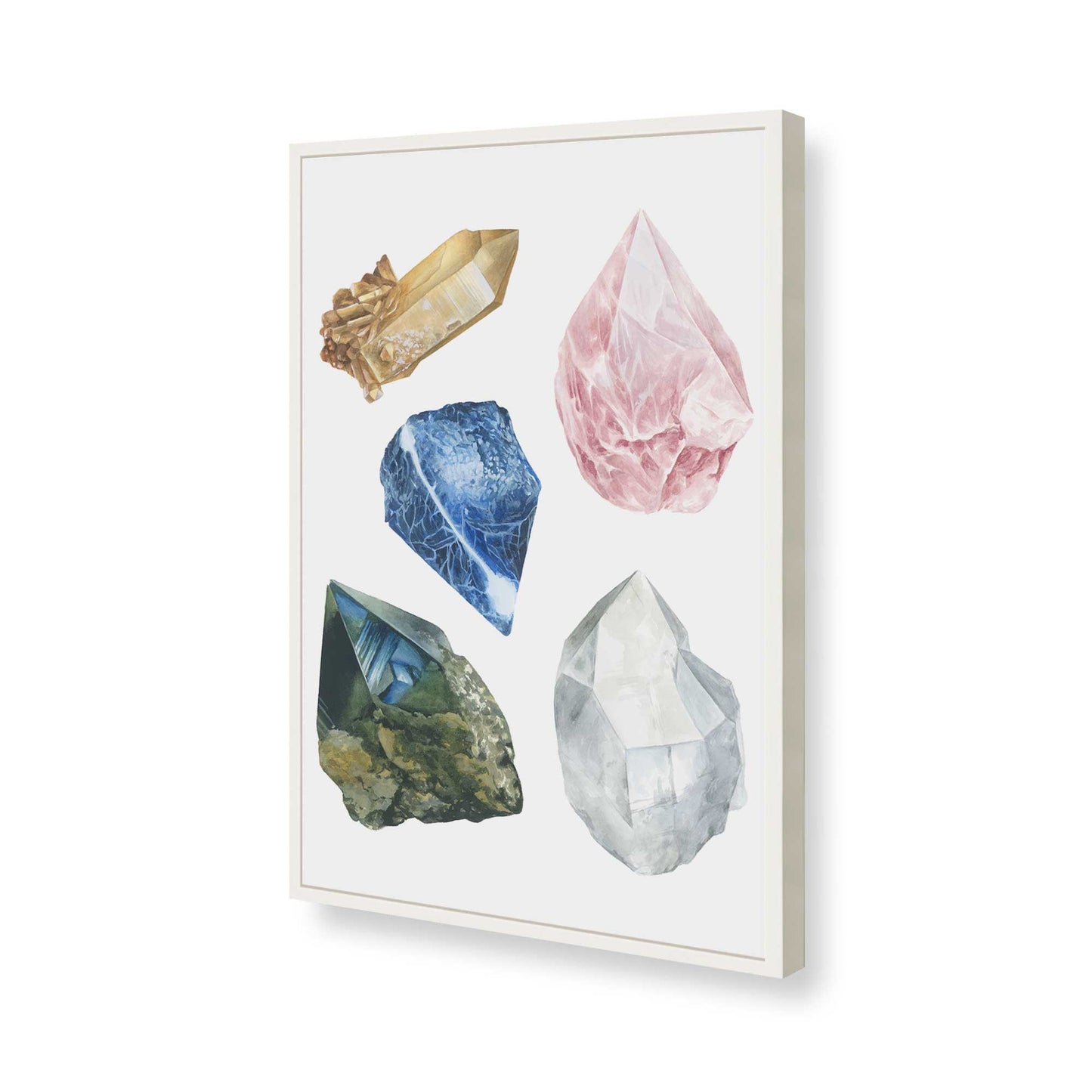 [Color:Opaque White], Picture of art in a Opaque White frame of the corner