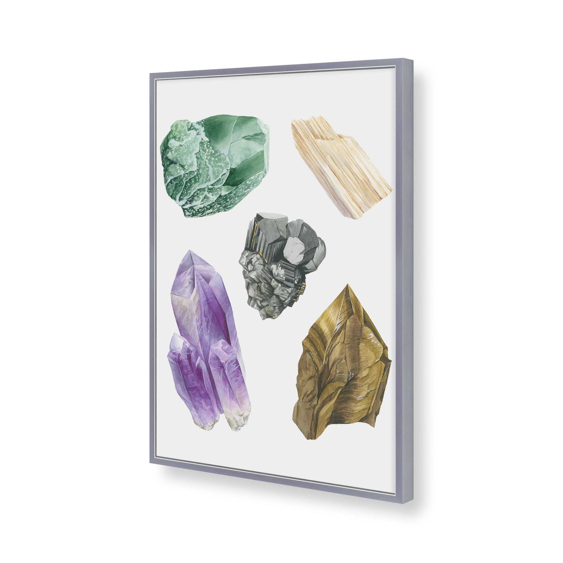 [Color:Polished Chrome], Picture of art in a Polished Chrome frame of the corner