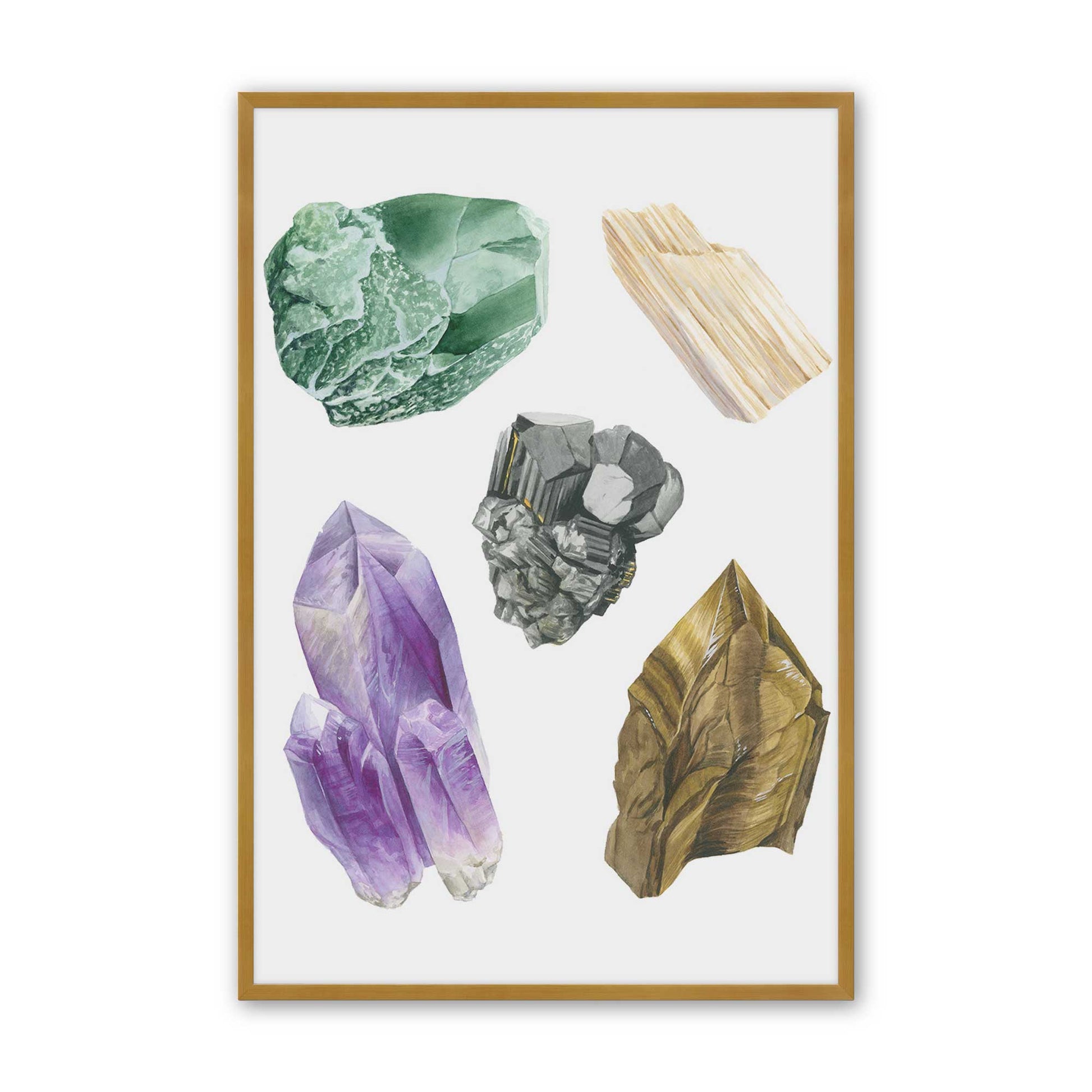 [Color:Polished Gold], Picture of art in a Polished Gold frame