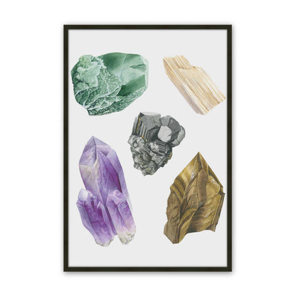 [Color:Satin Black], Picture of art in a Satin Black frame