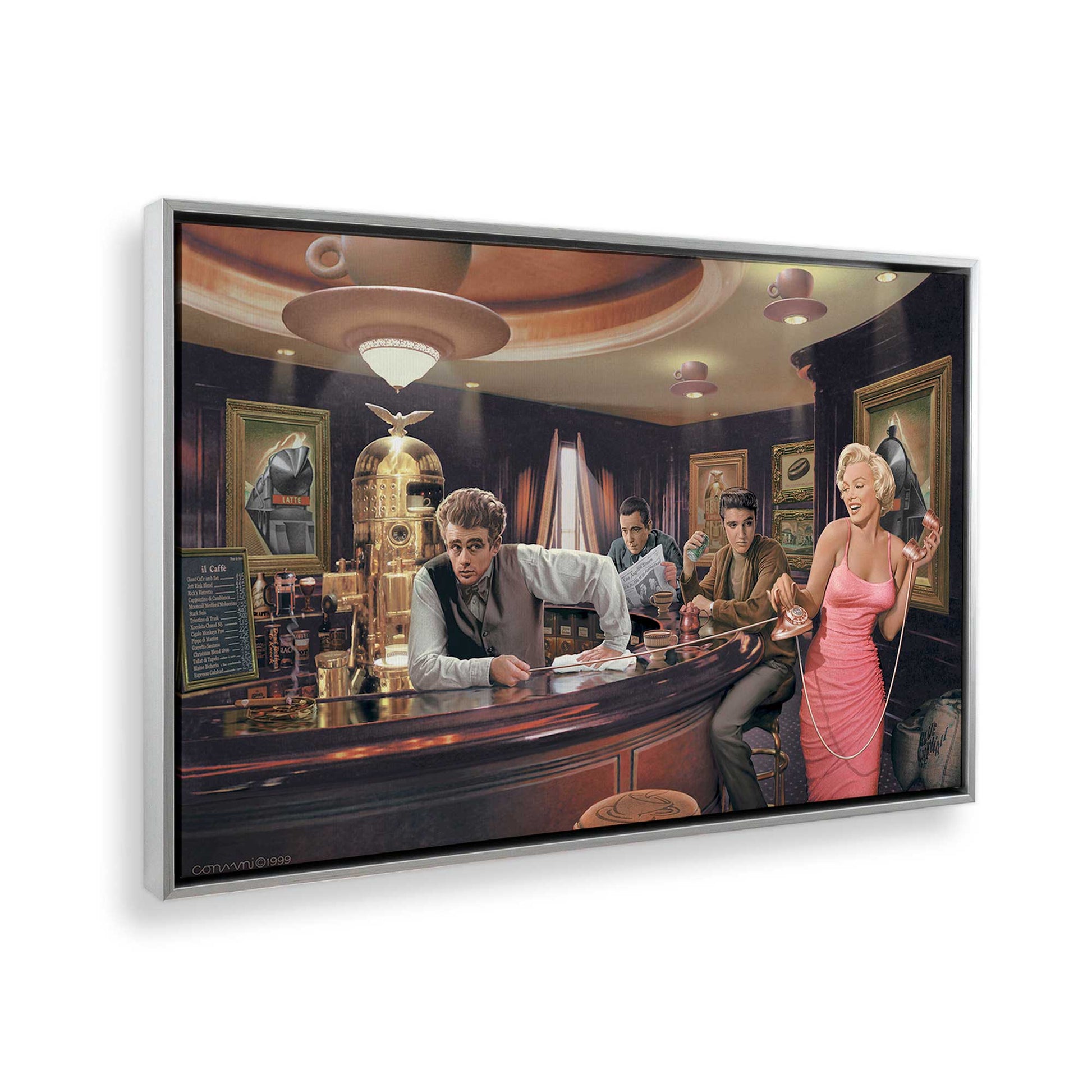 [Color:Polished Chrome], Picture of the corner of the art