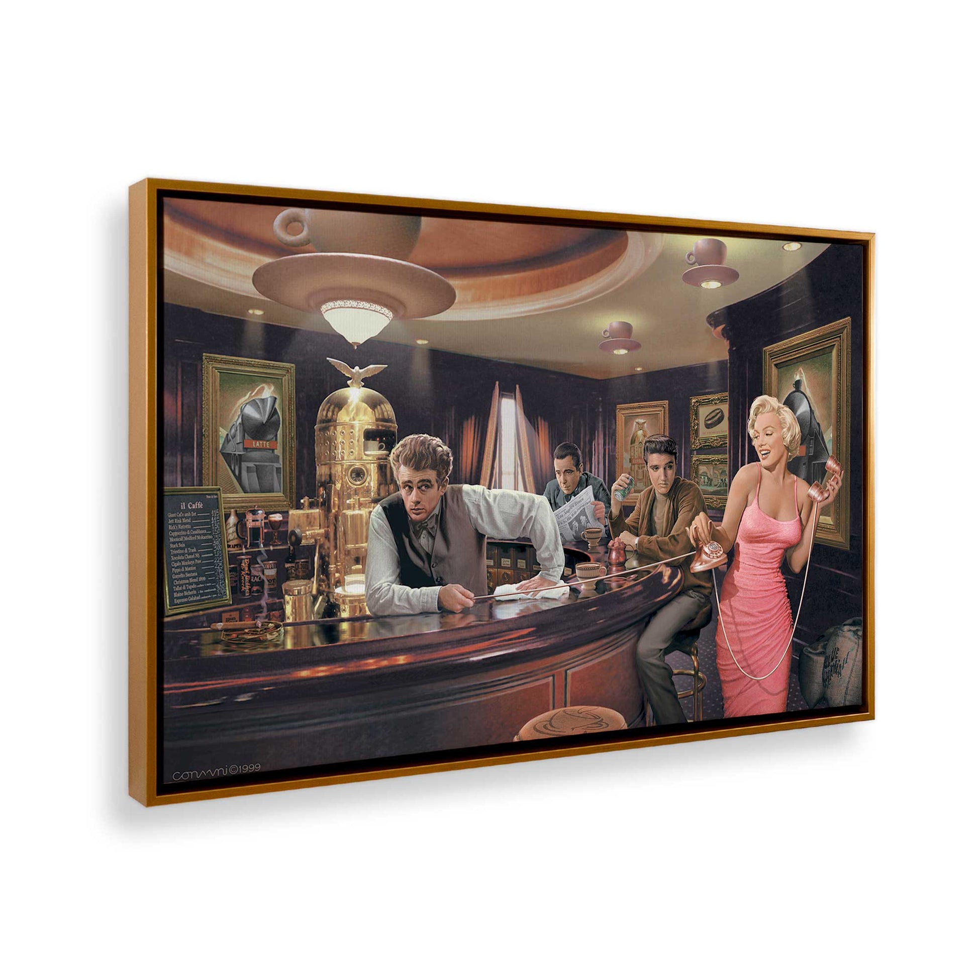 [Color:Polished Gold], Picture of the corner of the art