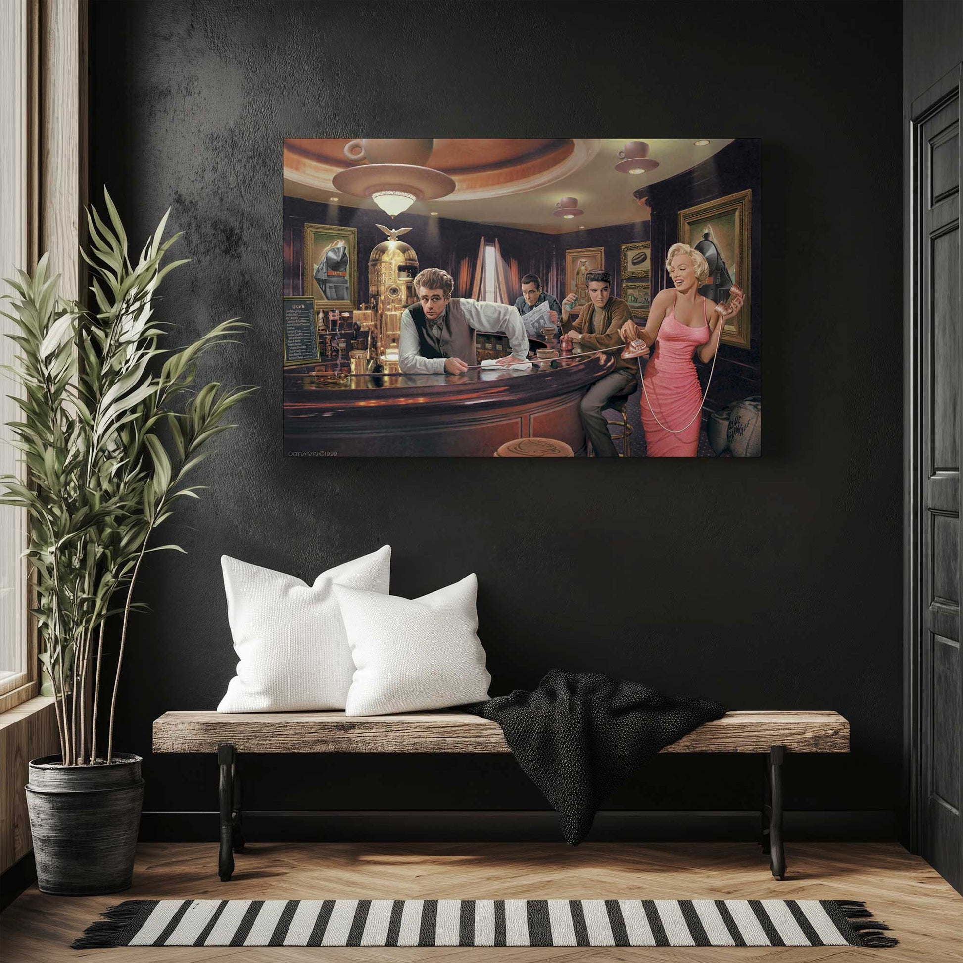 Picture of art in a room