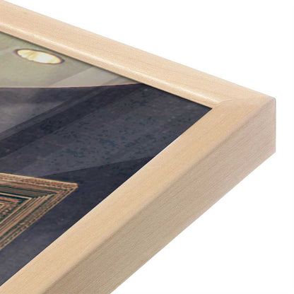 [Color:Raw Maple], Picture of art in a Raw Maple frame at an angle