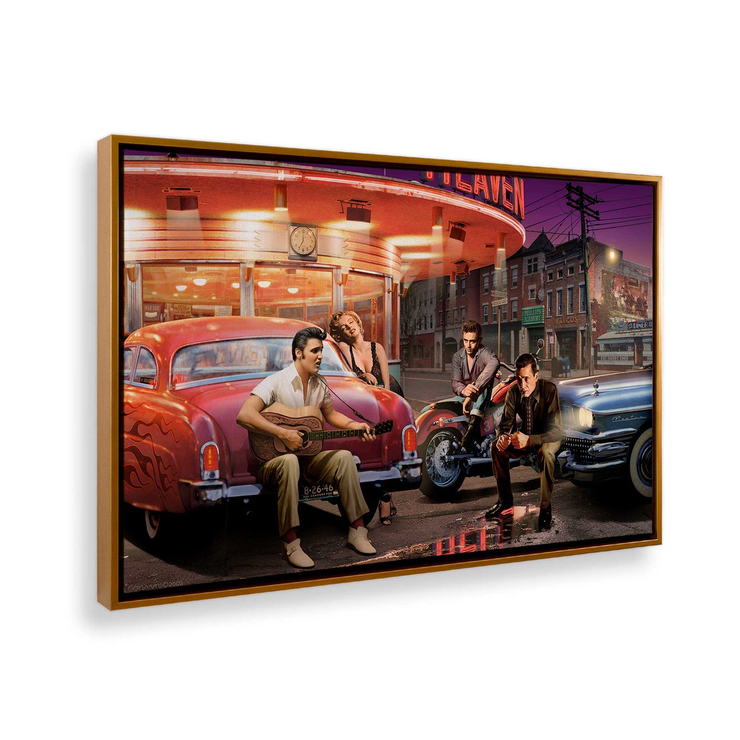 [Color:Polished Gold], Picture of the corner of the art