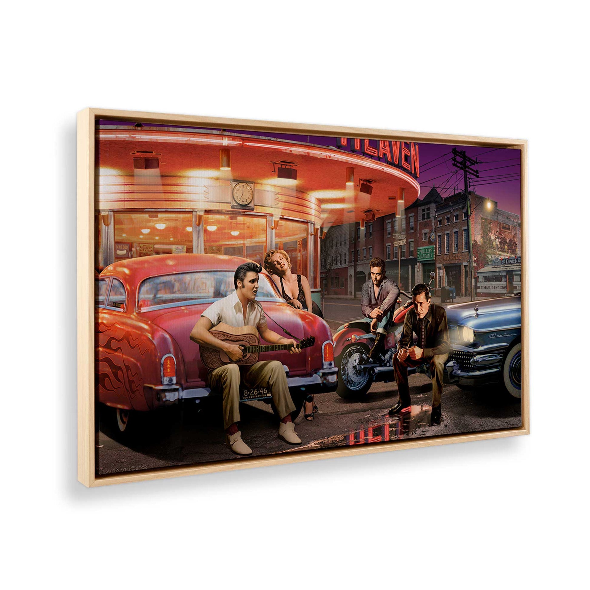 [Color:American Maple], Picture of the corner of the art