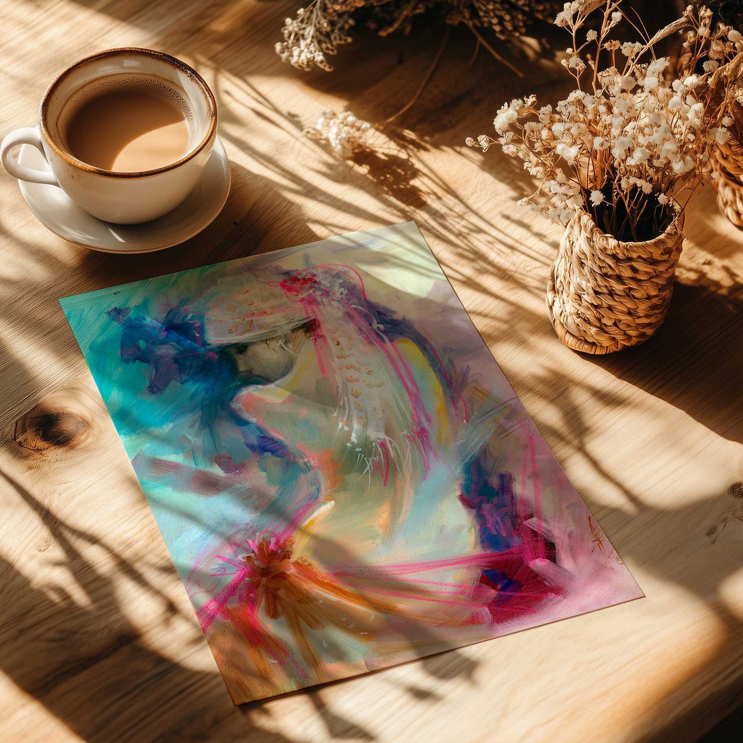 [Color:Rolled Print], Picture of close up of art