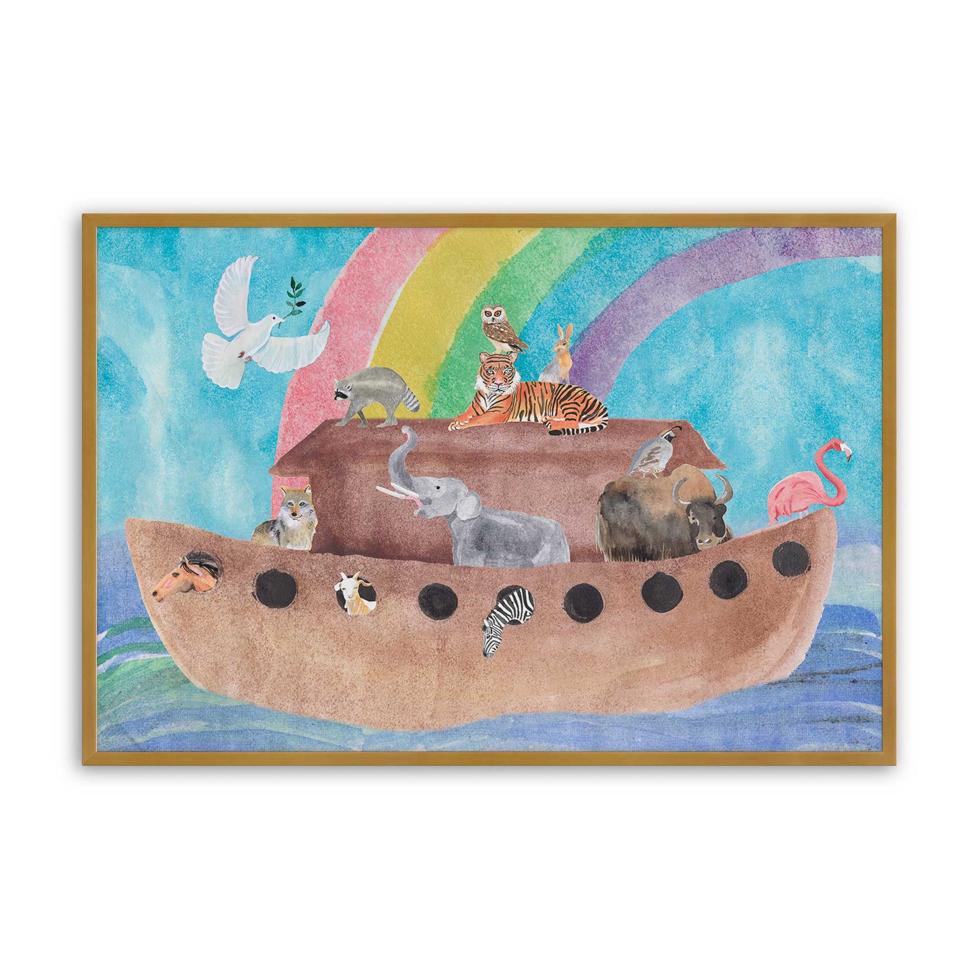 [Color:Polished Gold], Picture of art in a Polished Gold frame