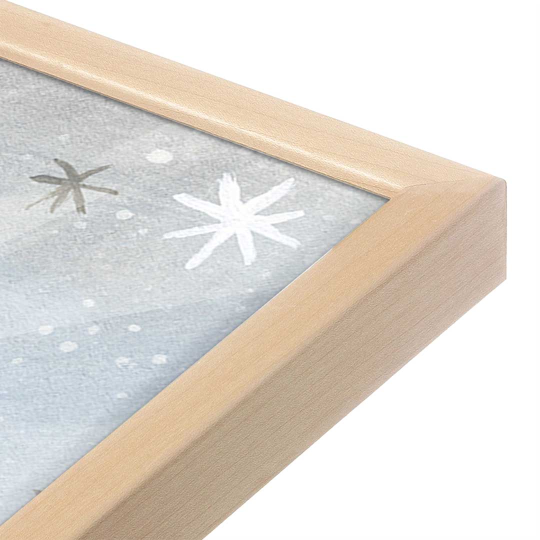 [Color:Raw Maple], Picture of art in a Raw Maple frame at an angle