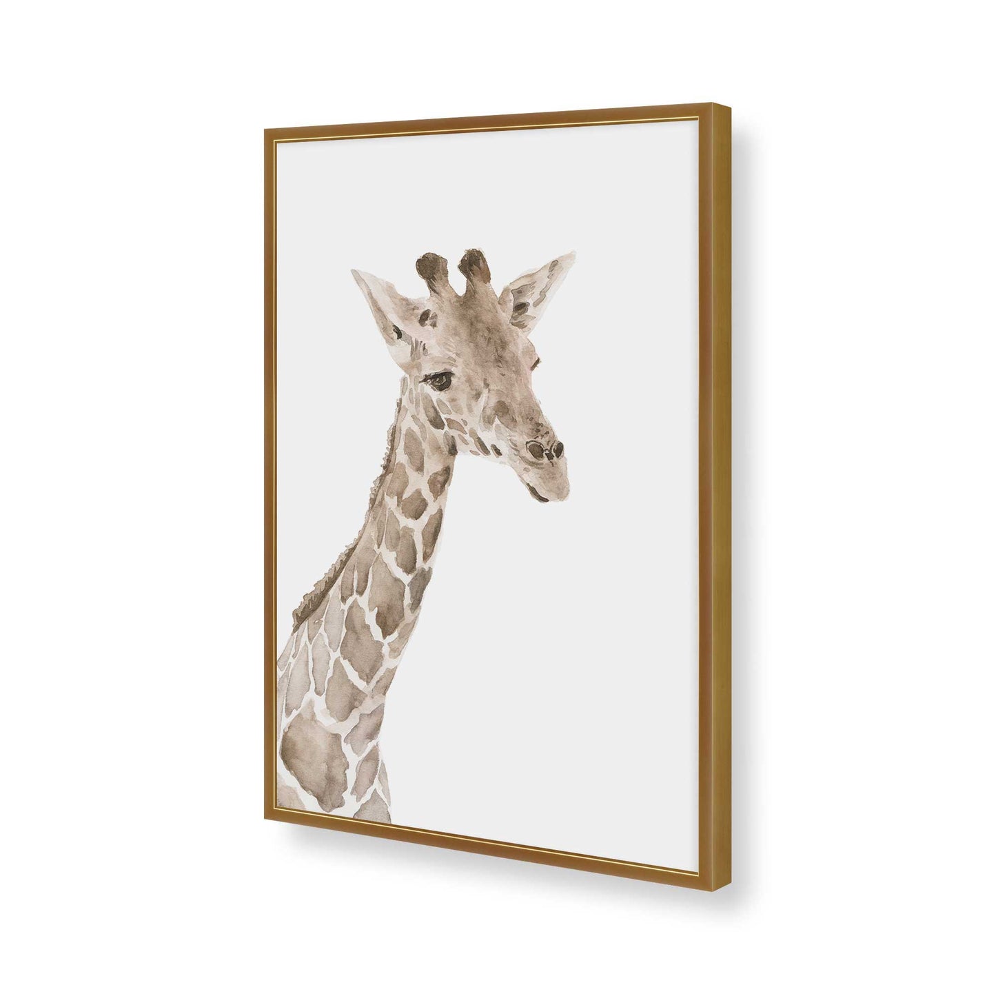 [Color:Polished Gold], Picture of art in a Polished Gold frame of the corner