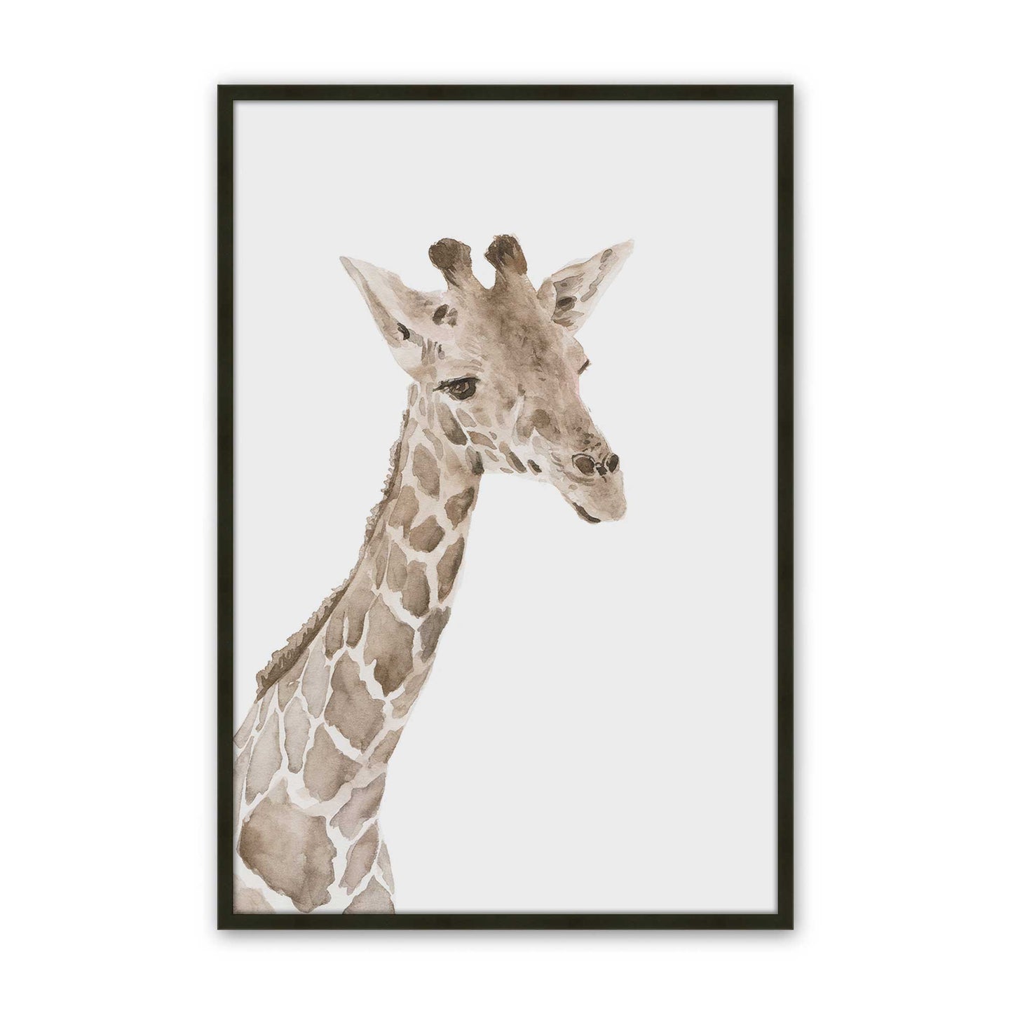 [Color:Satin Black], Picture of art in a Satin Black frame