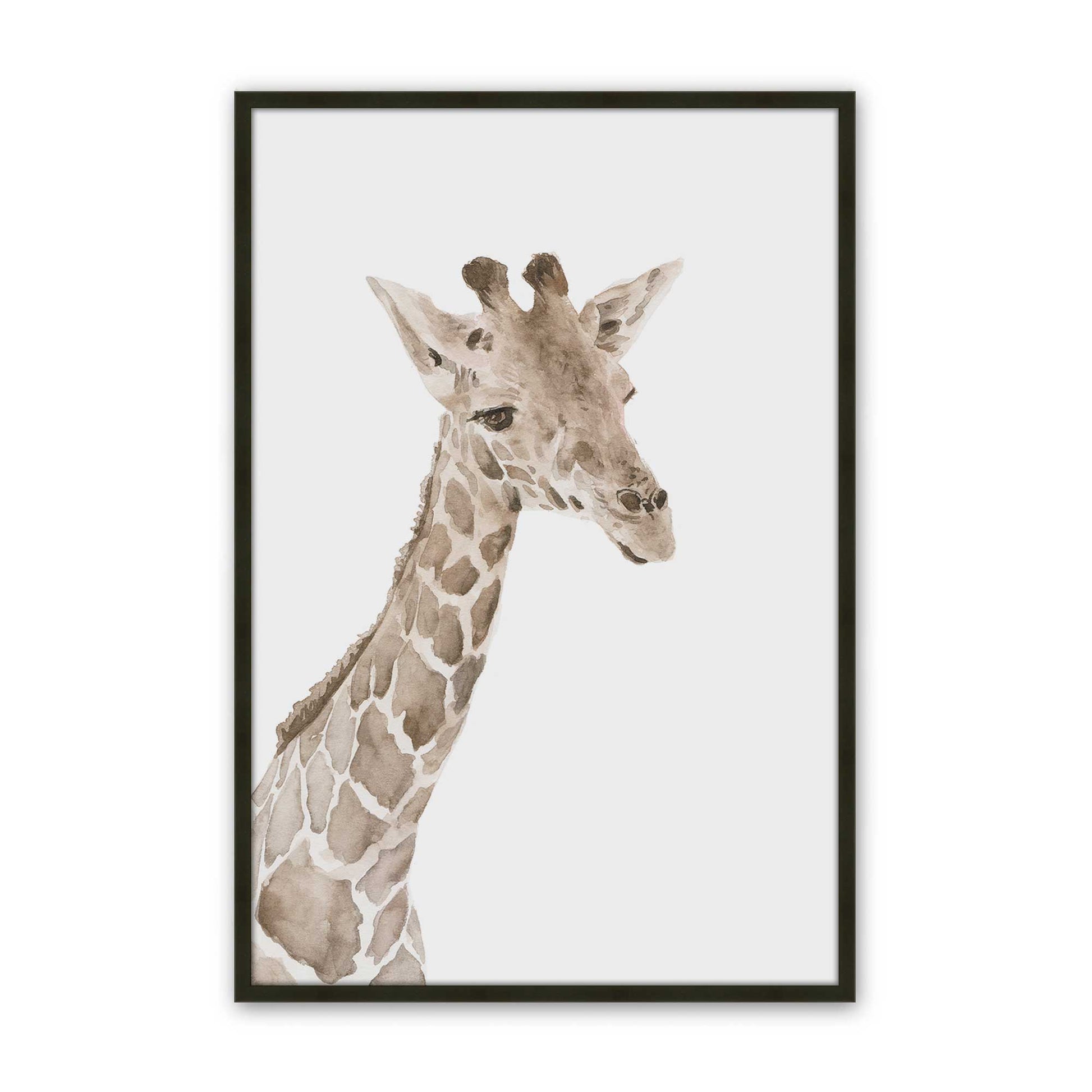 [Color:Satin Black], Picture of art in a Satin Black frame