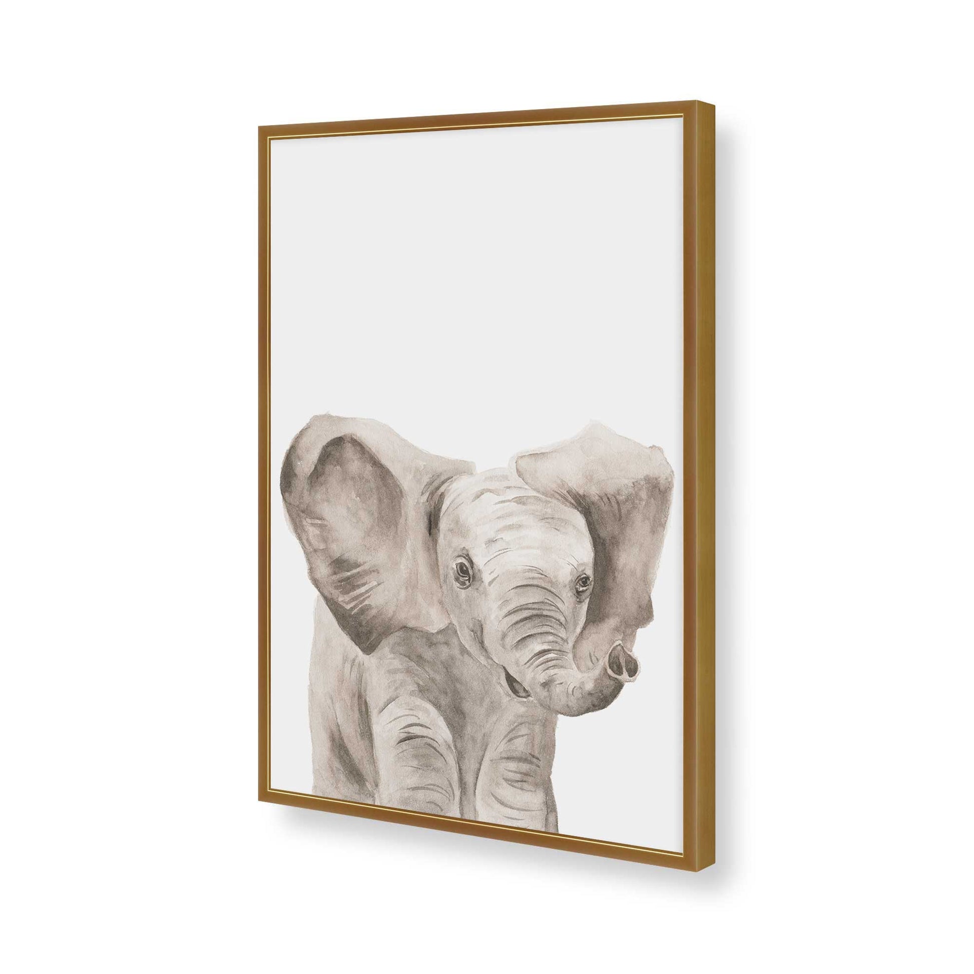 [Color:Polished Gold], Picture of art in a Polished Gold frame of the corner