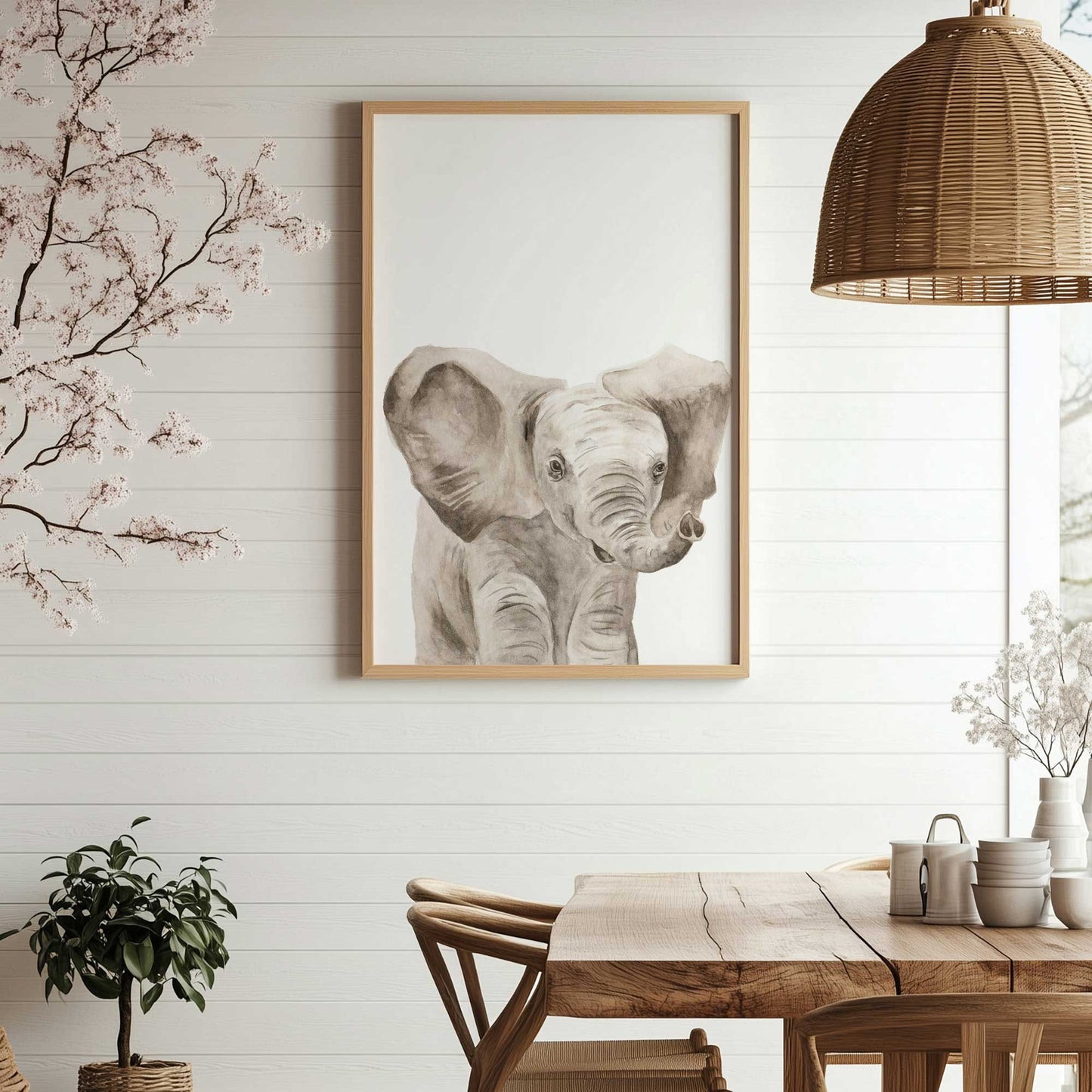 Picture of art in a room