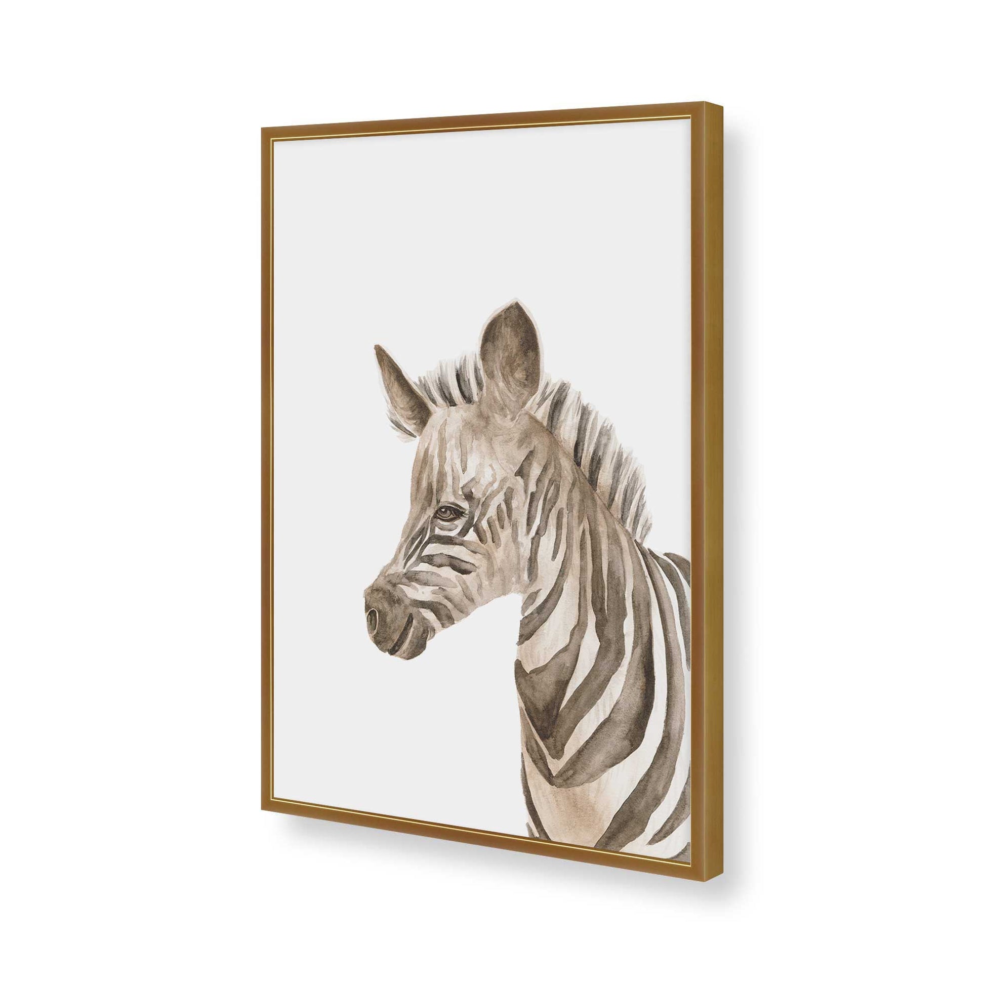[Color:Polished Gold], Picture of art in a Polished Gold frame of the corner