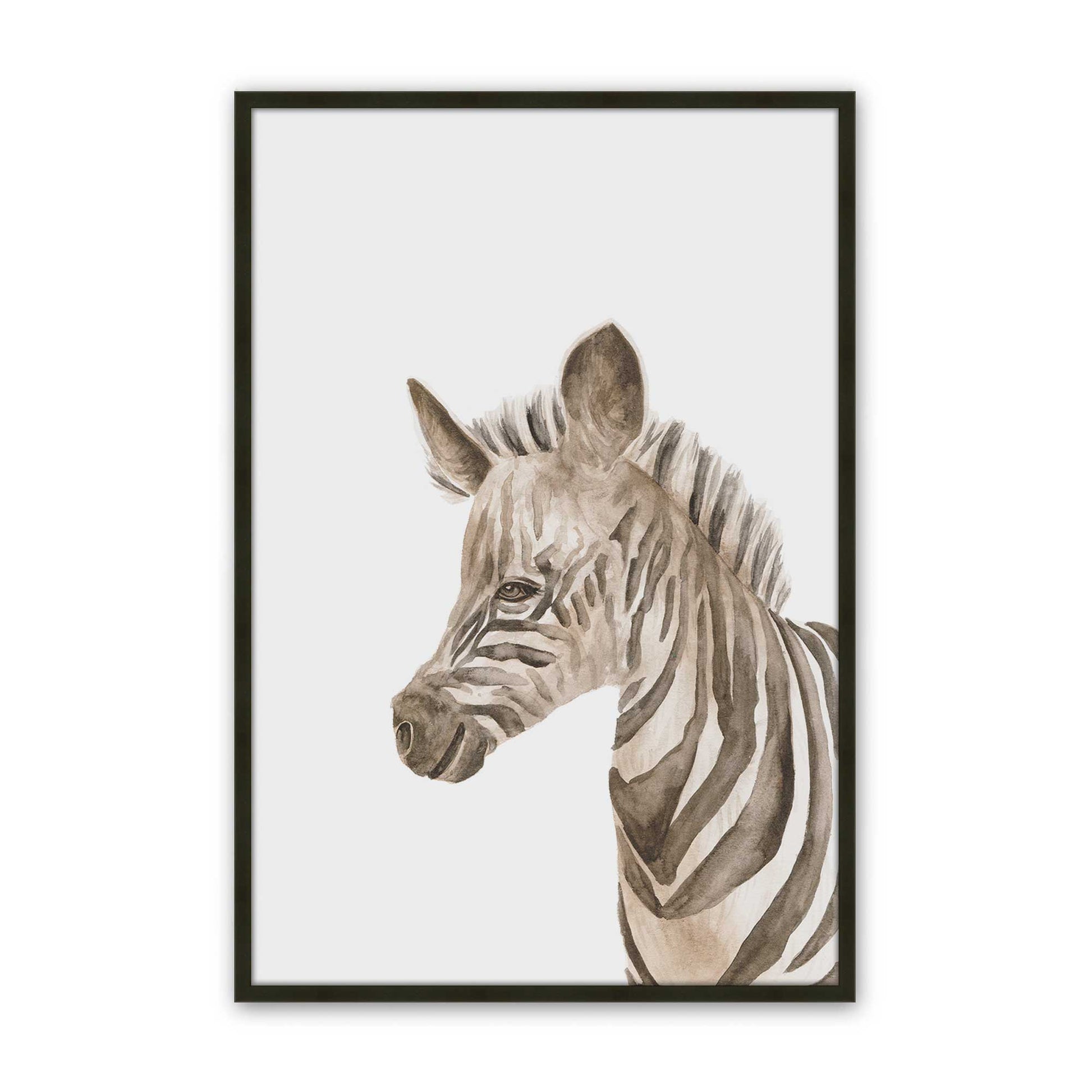 [Color:Satin Black], Picture of art in a Satin Black frame