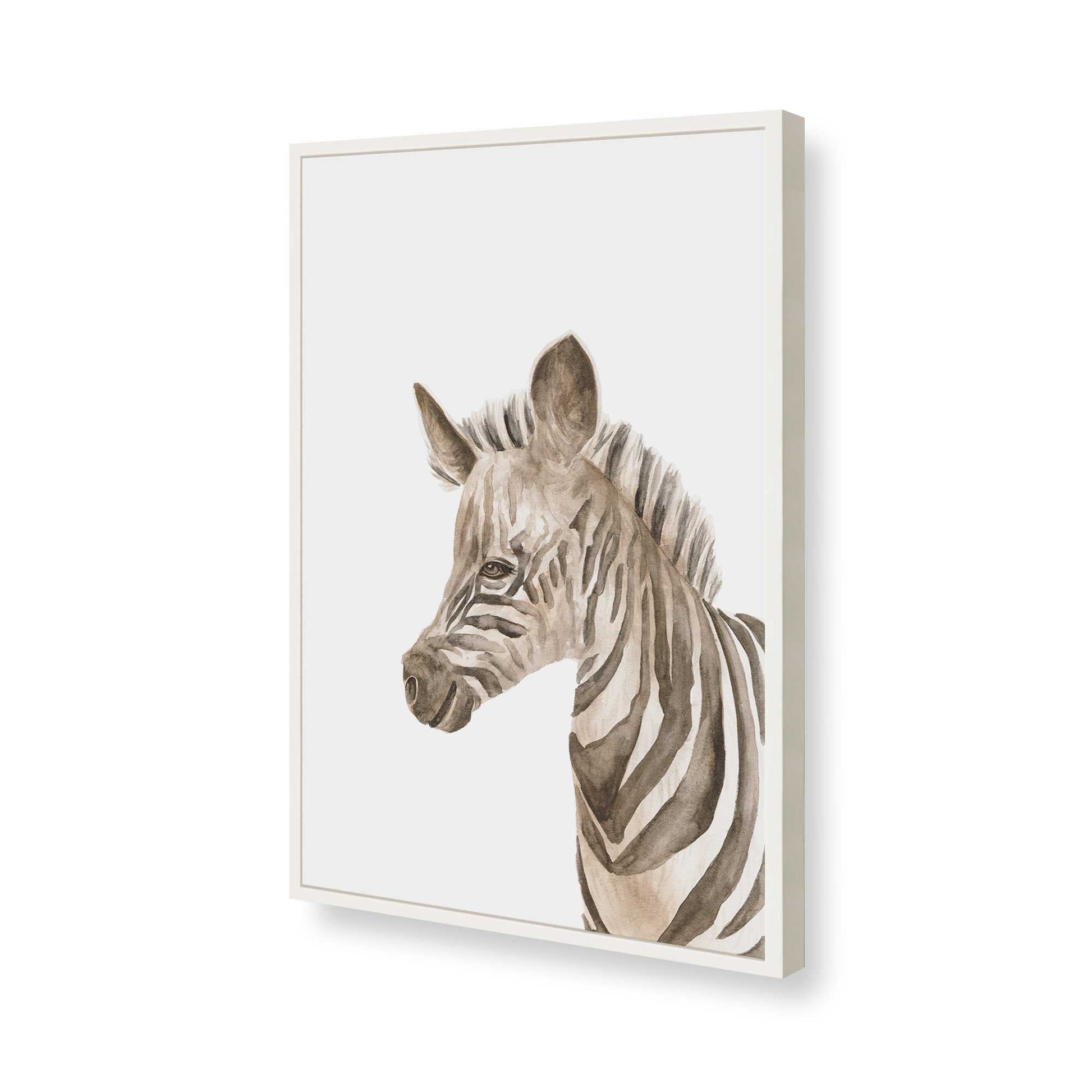 [Color:Opaque White], Picture of art in a Opaque White frame of the corner