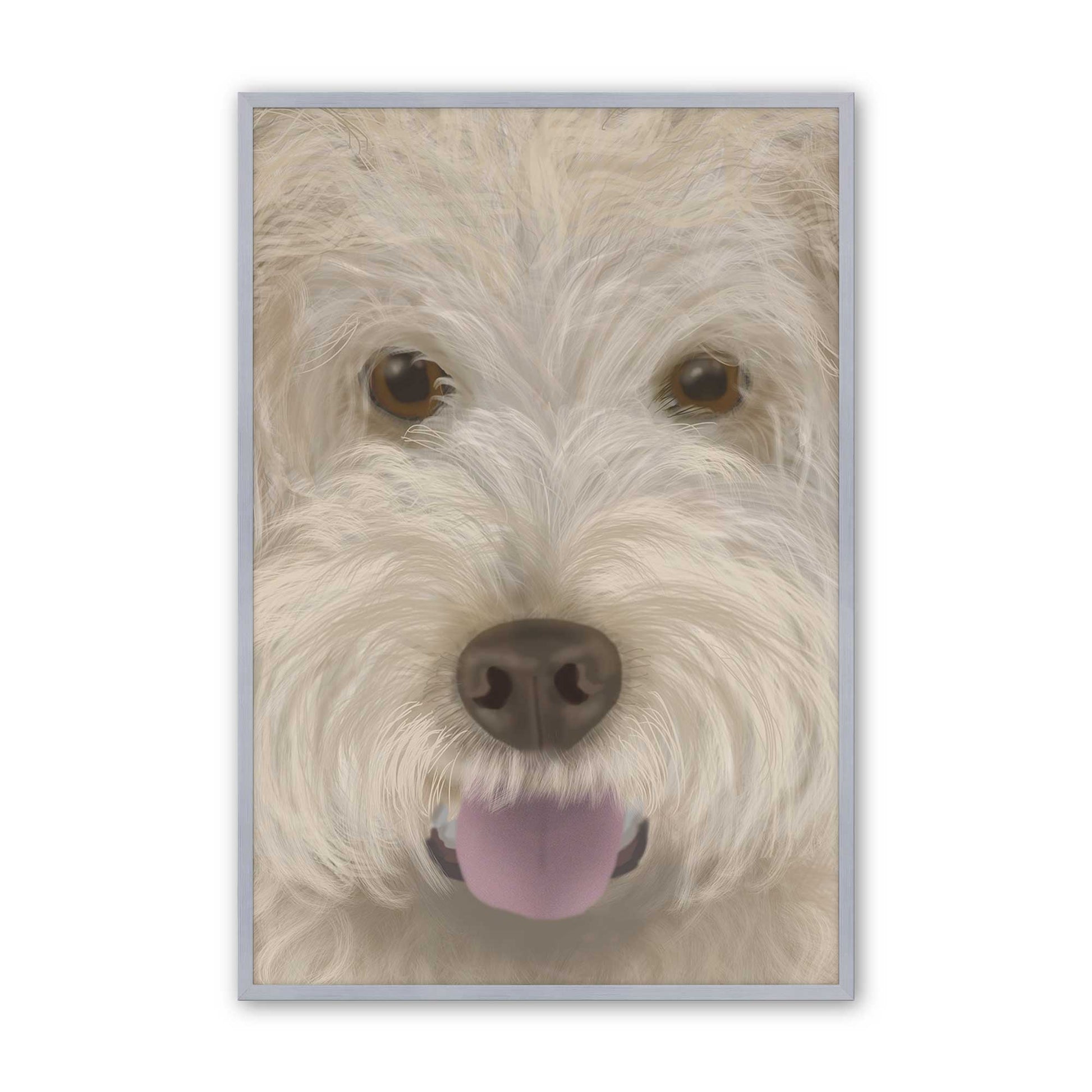 [Color:Polished Chrome], Picture of art in a Polished Chrome frame