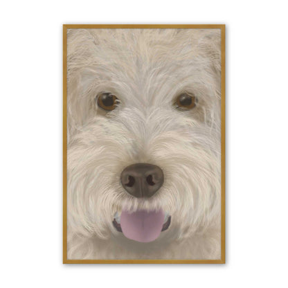[Color:Polished Gold], Picture of art in a Polished Gold frame
