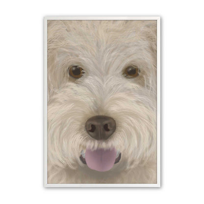 [Color:Opaque White], Picture of art in a Opaque White frame