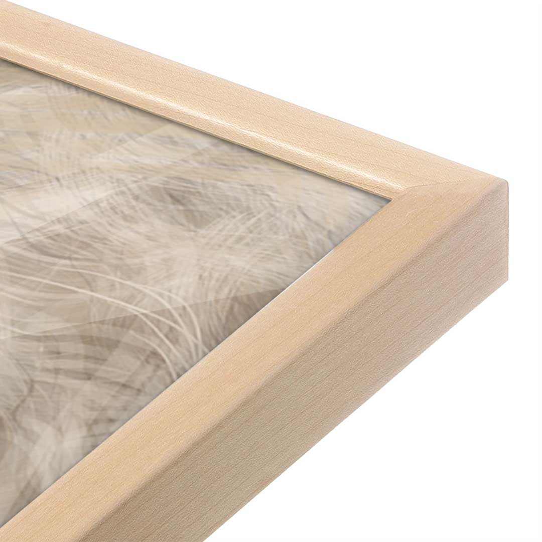 [Color:Raw Maple], Picture of art in a Raw Maple frame at an angle